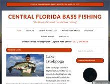 Tablet Screenshot of bassfishingcentralflorida.com